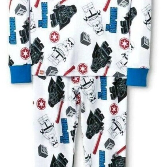 Star Wars Legos 4 pc Pajama Set Glow in the Dark Size 4 NWT - Picture 6 of 11
